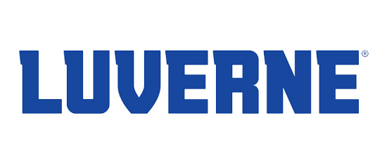 luverne-logo LUVERNE logo in bold blue uppercase letters.