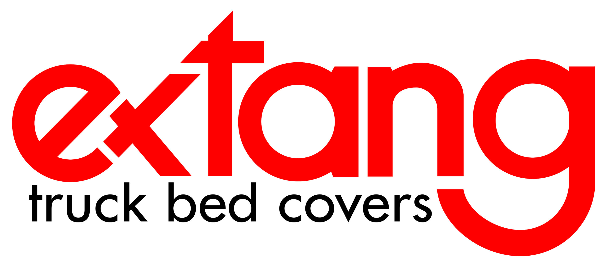 EXTANG_CorporateLogo Extang truck bed covers logo with bold red “extang” text above smaller black tagline.